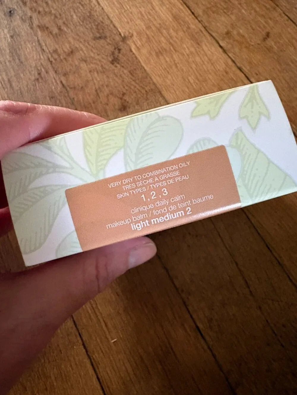 Clinique Daily Calm Makeup Balm Foundation Shade Light Medium 2